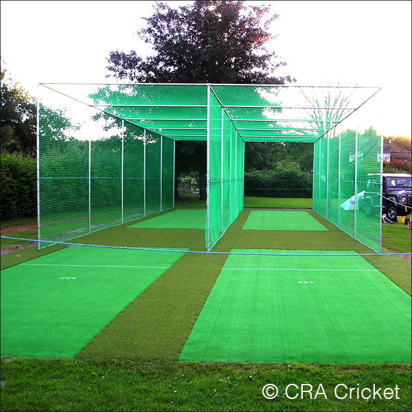 Double Lane Cricket Cage Installation