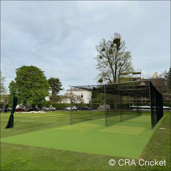 Twin Lane Cricket Cage Installation