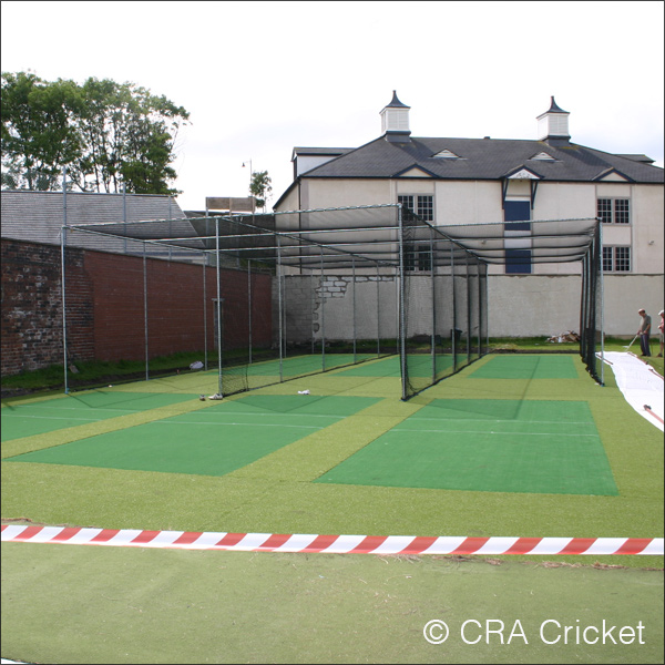 Triple Lane Cricket Net Installation