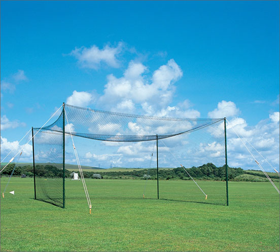 Roofed 3m Garden Cricket Practice Net